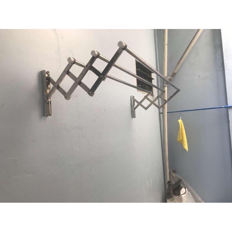 Giàn phơi thông minh co giãn inox 304, inox 201 dài 1m5,1m2,1m ống 19mm - giá phơi quần áo