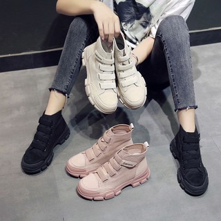Giày bốt martin cổ cao kiểu thể thao cá tính cho nữ