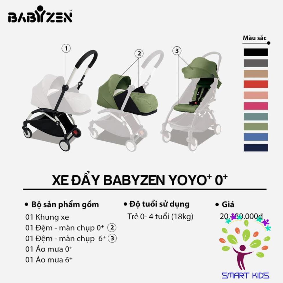 Xe đẩy BABYZEN YOYO+ 0M+ Màu Đỏ Cam