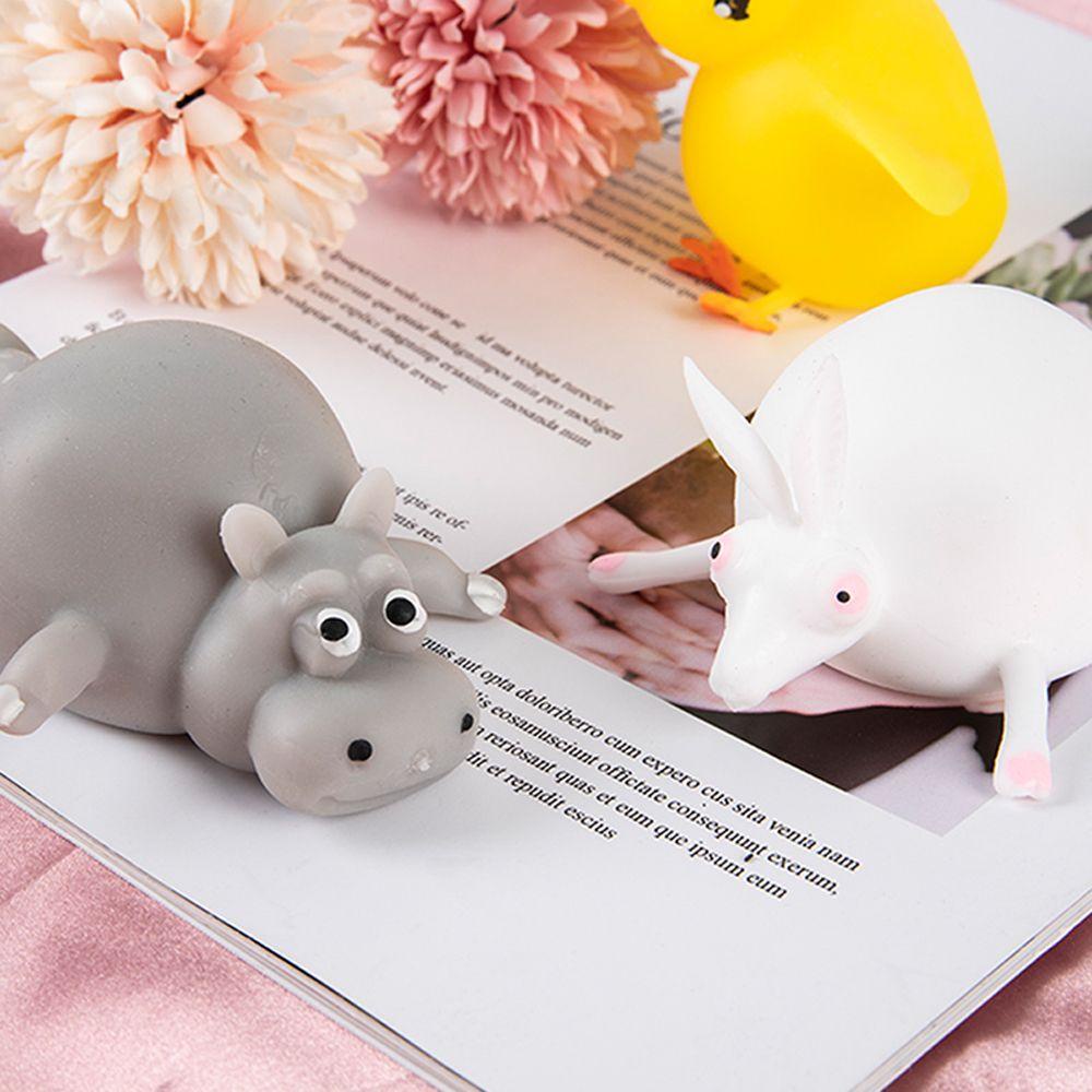 Đồ Chơi Nắn Bóp Đàn Hồi Giảm Stress Hình Chú Hà Mã