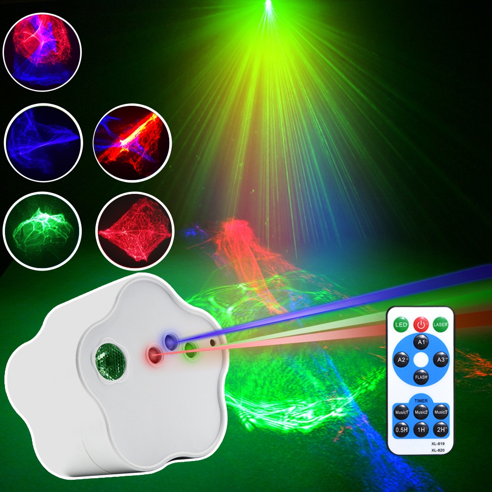Đèn Laser 3D Trang Trí Sân Khấu Tiệc DJ Disco