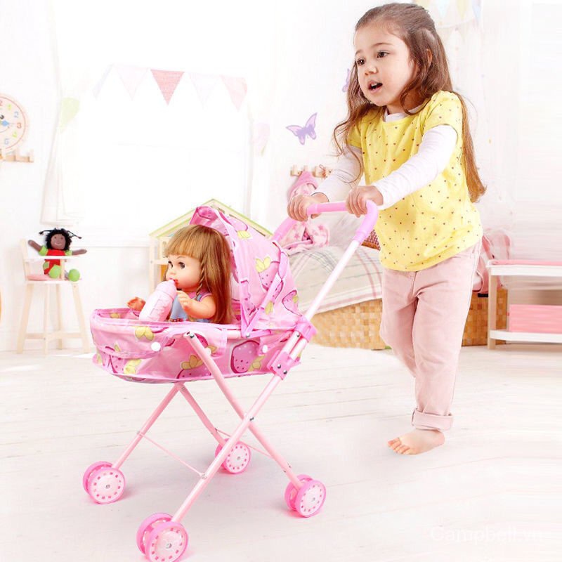 Xe Đẩy Em Bé Đồ Chơi Có Âm Thanh Vui Nhộn Cho Bé