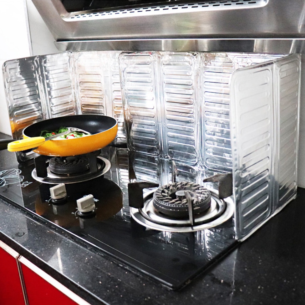 Tấm Chắn Dầu Mỡ Cao Cấp - Miếng Chắn Bếp Ngăn Gió Cách Nhiệt Cho Bếp Gas Bếp Từ – Dễ Dàng Vệ Sinh, Nhẹ 33*84cm Xuất Nhật