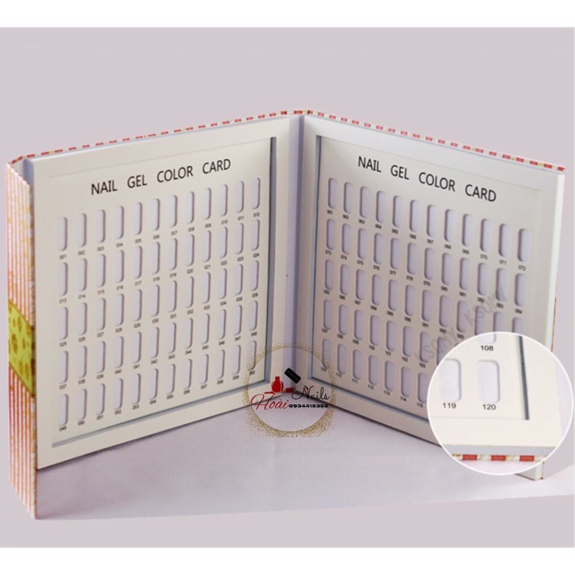 Sổ mẫu 120m - Phụ kiện Nail
