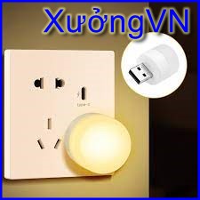 Đèn Ngủ Mini Dạng Led USB Thiết Kế Di Động Tiện Dụng