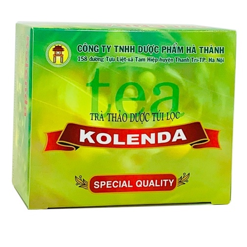 Hộp 10 Túi Trà Phan tả diệp  Túi Lọc Kolenda Mẫu Mới Hỗ Trợ Táo bón