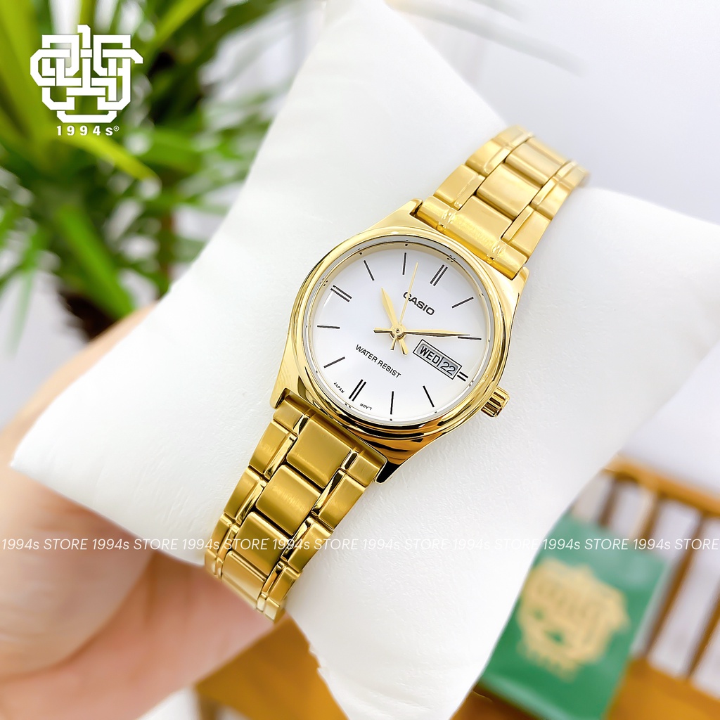 Đồng hồ nữ Casio LTP-V006G-7B dây thép không gỉ, chống nước, hàng chính hãng