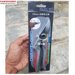 Kéo cắt cành 200mm mũi cong barker kc-c4258