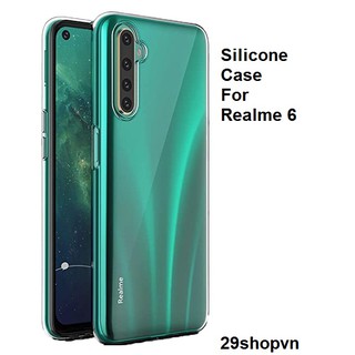 Ốp Realme 6 dẻo trong suốt (Loại đẹp)