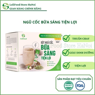 Ngũ cốc tiện lợi Lolifood, hộp 20 gói