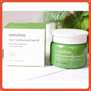 KEM DƯỠNG TRẮNG DA CHIẾT XUẤT TRÀ XANH INNIFREE Green Tea Balancing Cream EX 50G