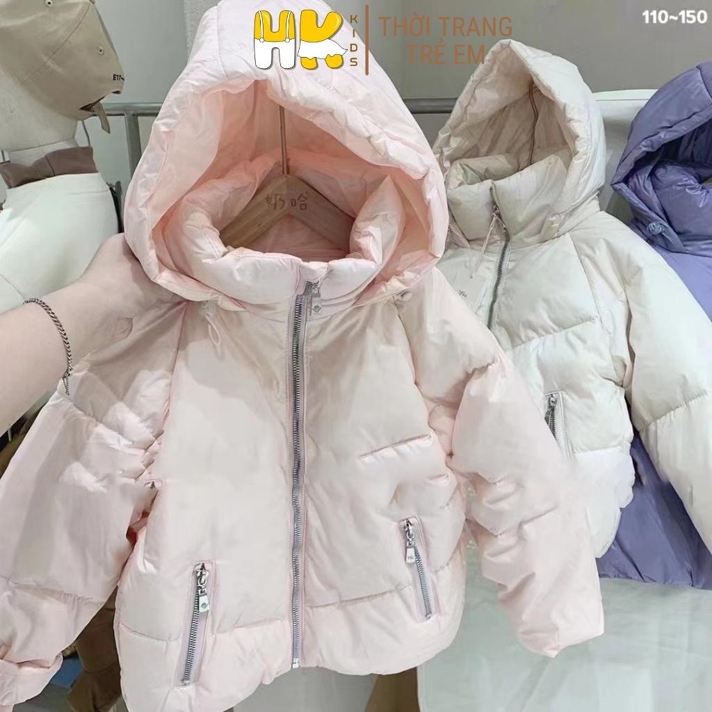 Áo phao cho bé HK KIDS, chất liệu lông vũ siêu nhẹ cho bé trai và gái từ 4 đến 10 tuổi (mã 78302)