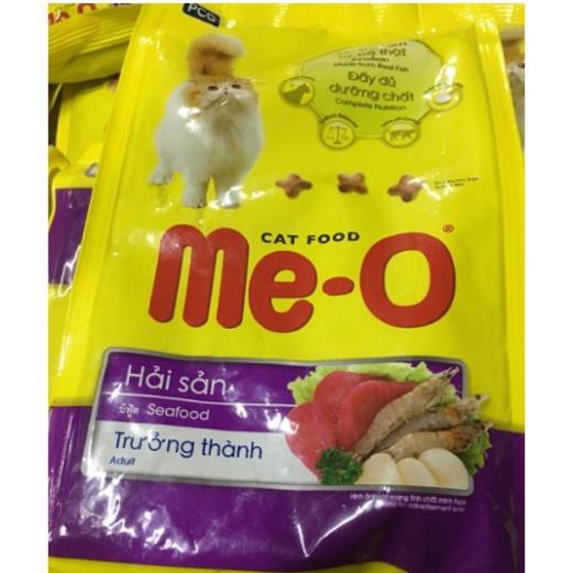 Thức ăn khô (cám) Me-O 350g - ~400g Thái Lan vị hải sản và vị cá ngừ cho mèo