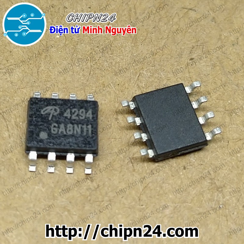 [2 CON] Mosfet Dán AO4294 SOP-8 11.5A 100V Kênh N (SMD Dán) (4294)