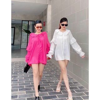 Áo sơ mi bèo tay tầng
