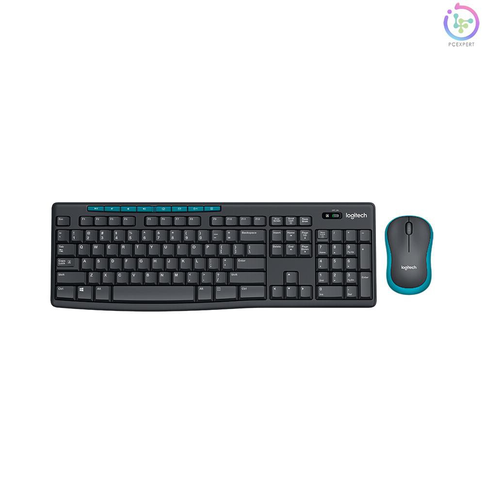 Bộ Bàn Phím Và Chuột Không Dây 2.4g Cho Máy Tính, Laptop, Máy Tính Logitech Mk275