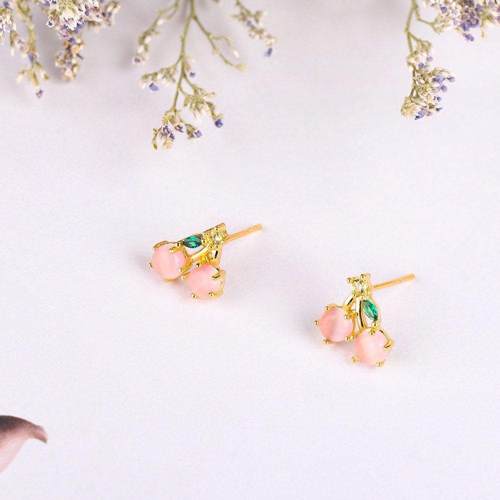 1 Đôi Bông Tai Hình Trái Cây Thời Trang Dành Cho Nữ