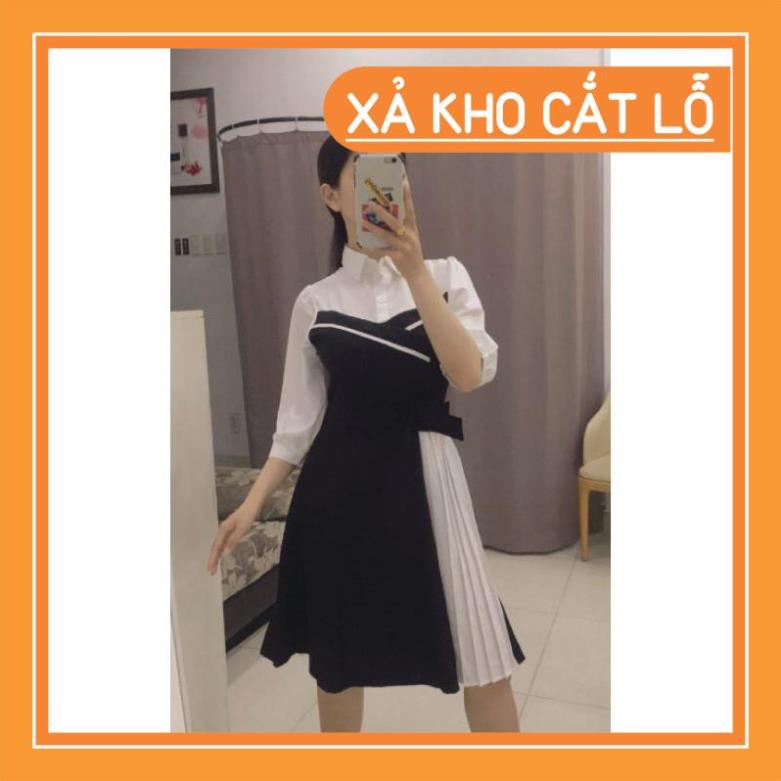 [Quần Áo Hot] Đầm công sở phối dập li Taris Dress | BigBuy360 - bigbuy360.vn