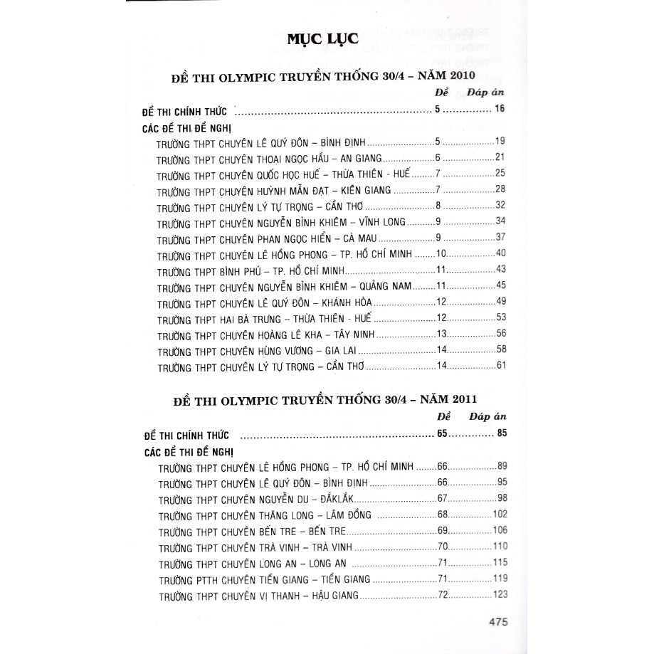 Sách - Tổng tập đề thi Olympic 30 tháng 4 Toán 11 (2010 - 2014).