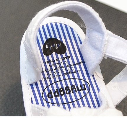 Giày Xăng Đan Đế Mềm Thoáng Khí Chống Trượt Đính Nơ Cho Bé Gái Tập Đi