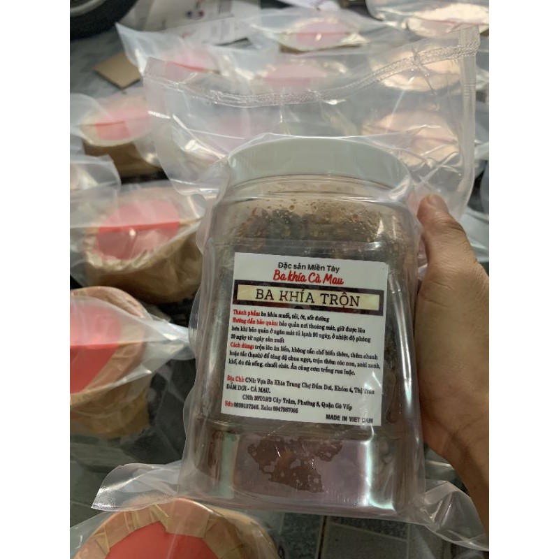 BA KHÍA TRỘN❤️[GIÁ SỈ]❤️ ❤️[FREESHIP]❤️500gram ba khía trộn sẵn thơm ngon vệ sinh