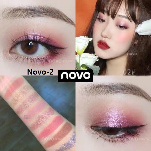 Bảng Mắt Novo Dẹp 9 Ô Soft Eye Shadow Smooth Texture MXx