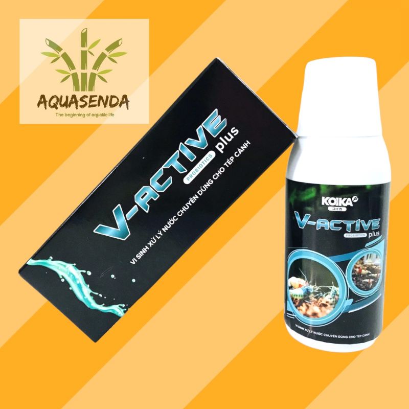 Vi Sinh Tép V-Active Plus (Vi Sinh Xử Lí Nước Chuyên Dùng Cho Tép Cảnh)