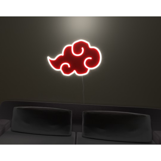 Đèn Led Neon Logo Akatsuki Naruto Trang Trí Phòng Ngủ Cực Chất