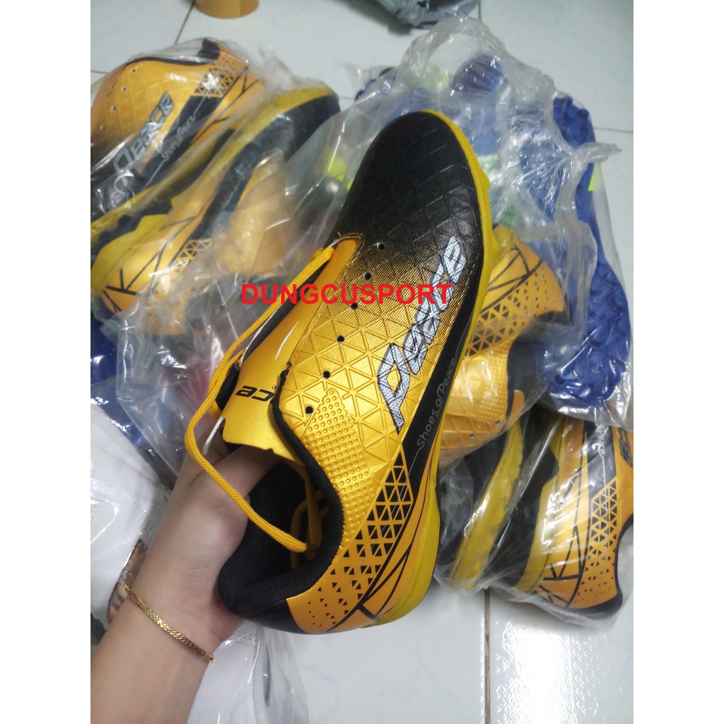 Giày thể thao, Giày bóng đá đế đinh Peace  Fire nổi bật trên sân cỏ nhân tạo, khâu full đế - Dungcusport