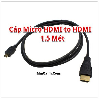 Dây Cáp Micro HDMI To HDMI 1.5 Mét