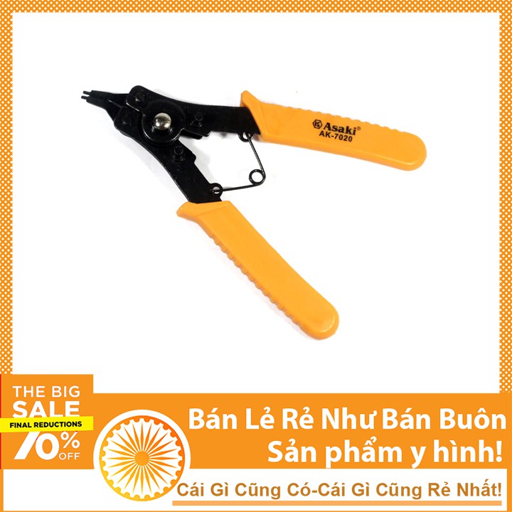 Kìm Phanh 4 Mũi Tháo Rời Asaki Ak-7020 giá rẻ