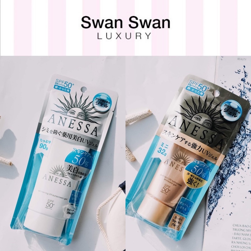 Gel Chống Nắng Dưỡng Sáng Nâng Tone Và Chỉnh Sắc Da Anessa Brightening UV Sunscreen Gel 90g