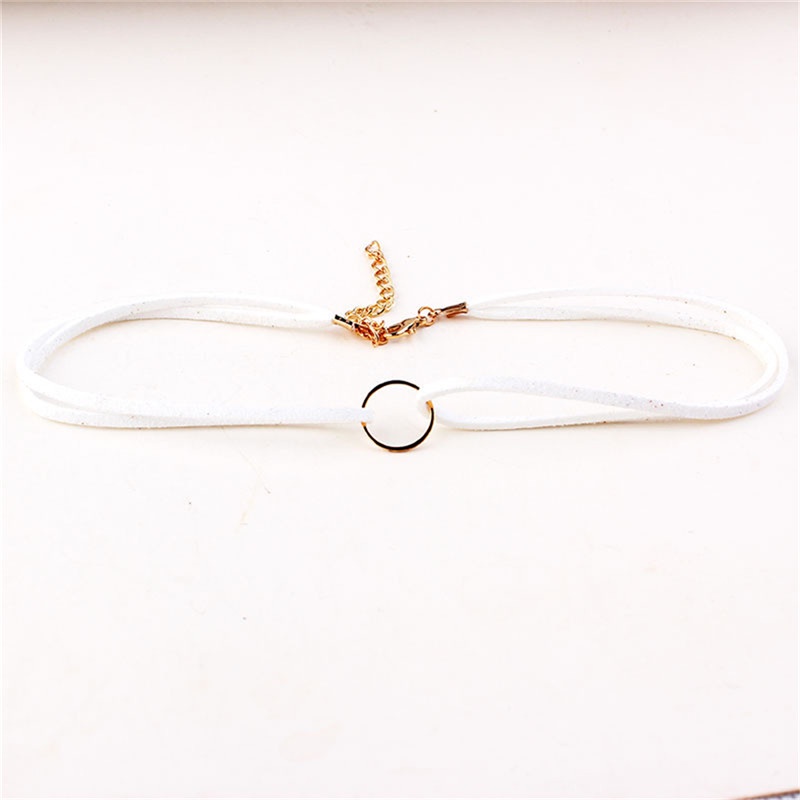 Vòng Cổ Choker Da Lộn Phong Cách Harajuku