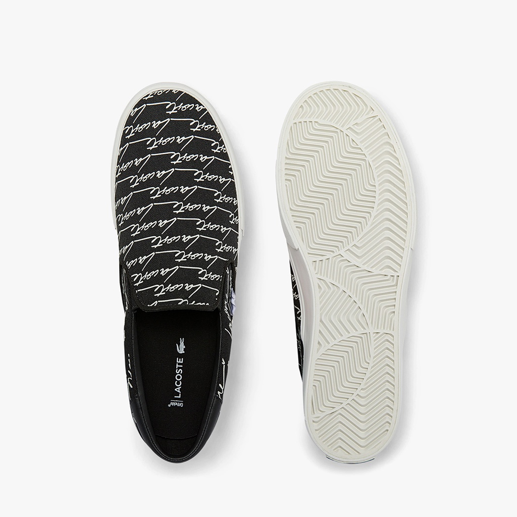 Giày Lacoste Jump Serve Slip on 0121 – Đen