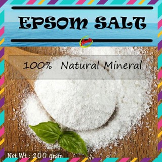 Muối khoáng tự nhiên epsom salt siêu mịn loại 200g.