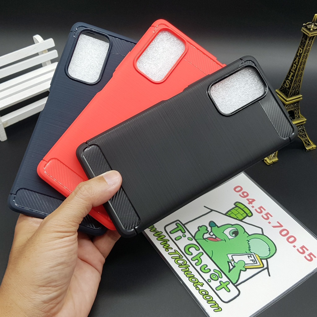 [Ảnh Thật] Ốp Lưng Xiaomi Redmi Note 10 PRO Dẻo Carbon Phay Xước Chống Sốc