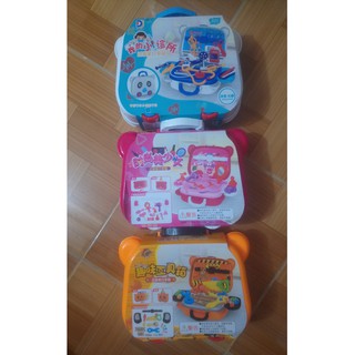 Bộ đồ chơi vali bác sĩ, vali trang điểm, vali dụng cụ cơ khí cho bé