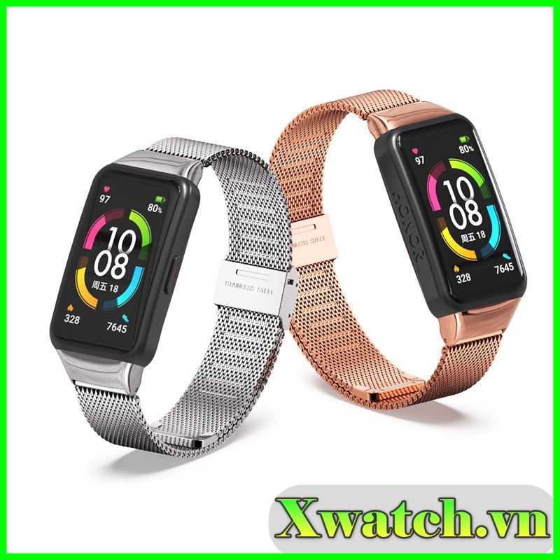 Dây đeo kim loại thép không gỉ Huawei Band 6 / Honor Band 6