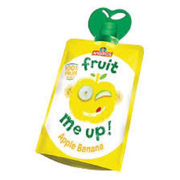 Hỗn Hợp Táo Chuối Xay Nguyên Chất Không Đường Fruit Me Up (90g) - Bữa sáng đầy đủ chất dinh dưỡng sẽ giúp cơ thê