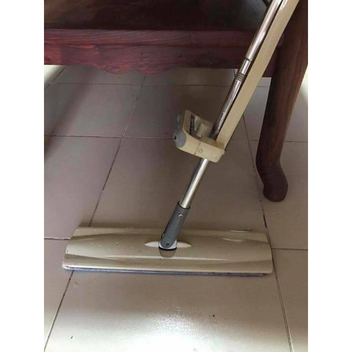 Chổi lau nhà tự vắt 360 siêu sạch. Cây lau nhà thông minh tặng kèm 1 bông lau Spin mop