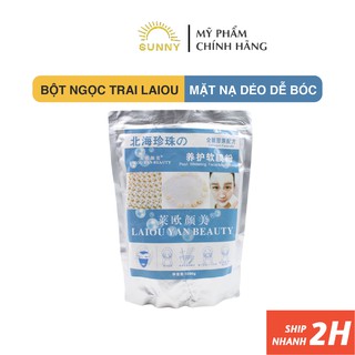 Bột ngọc trai đắp mặt Laiou Yan Beauty, bột đắp mặt giúp chăm sóc da mặt và dưỡng trắng da