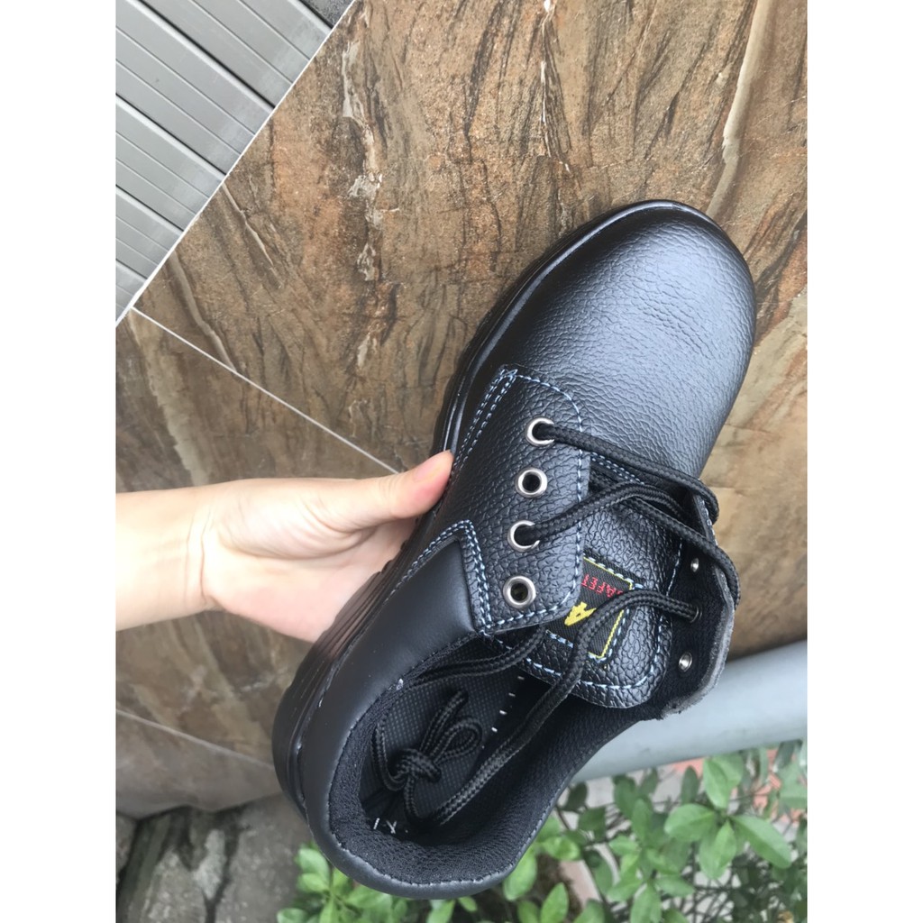 Giầy Bảo Hộ Lao Động Chống Giẫm Đinh Bằng Da Tổng Hợp, Giày Bảo Hộ Chống Tia Hàn Xì Cháy | BigBuy360 - bigbuy360.vn