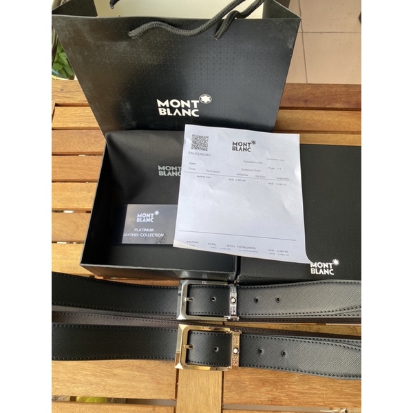 Thắt lưng Montblanc 06 da thật
