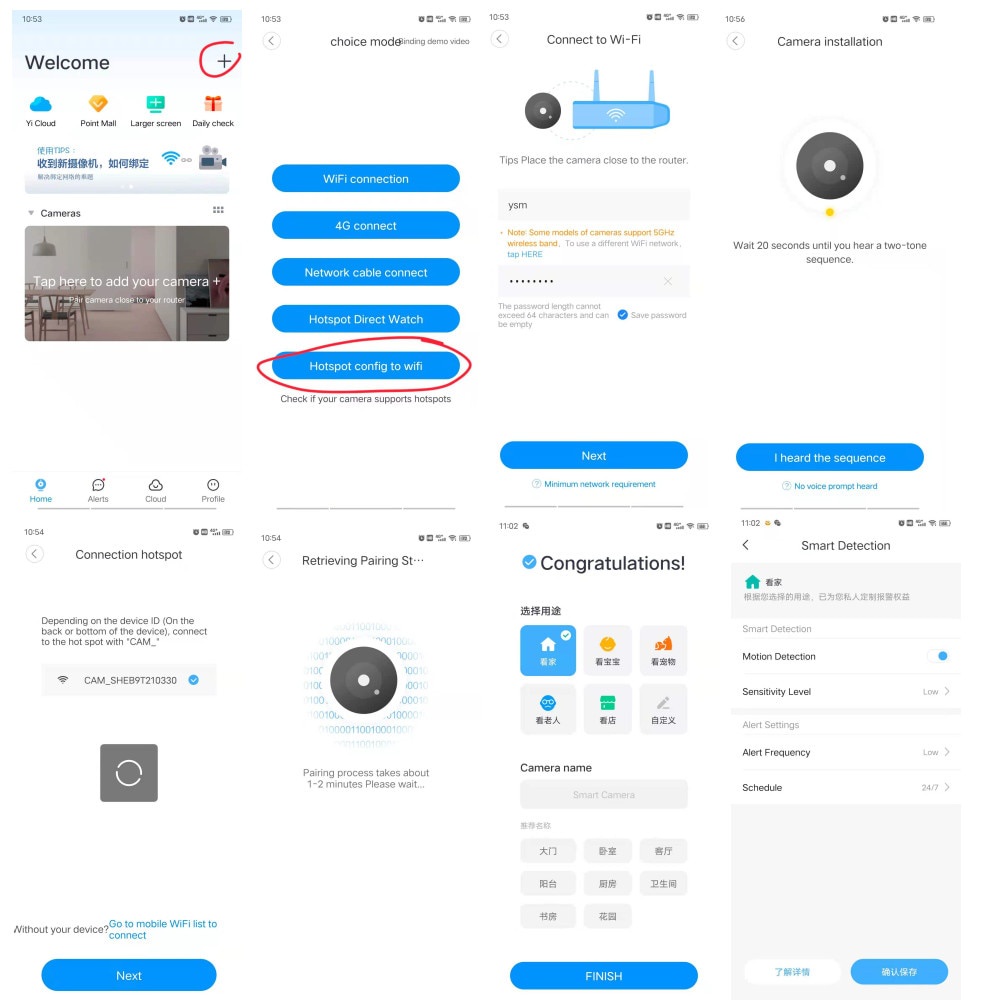 Camera IP HD 1080P Wifi không dây dịch vụ đám mây