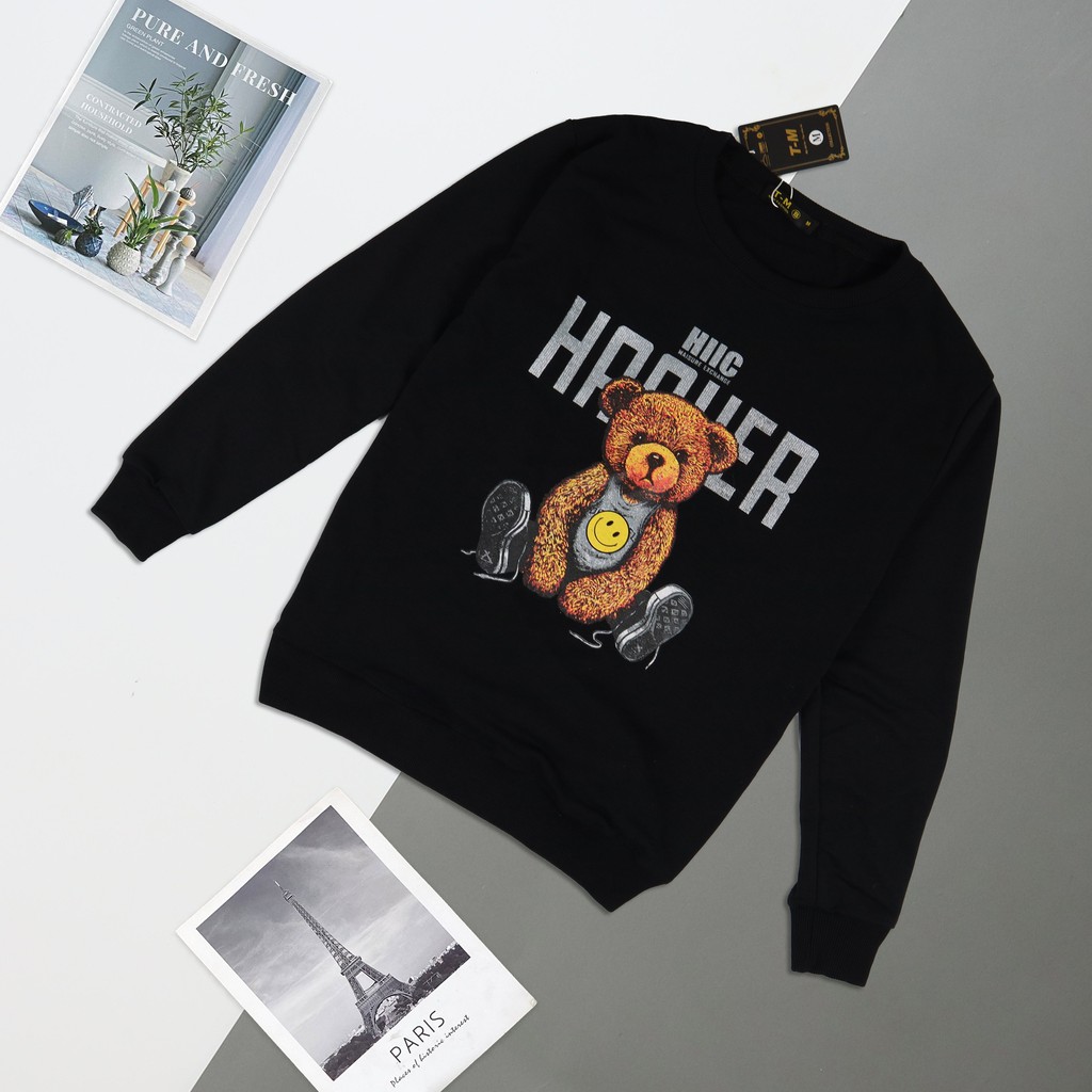 Áo nỉ nam cổ tròn, dài tay chất liệu đẳng cấp thương hiệu HL Fashion Store | BigBuy360 - bigbuy360.vn