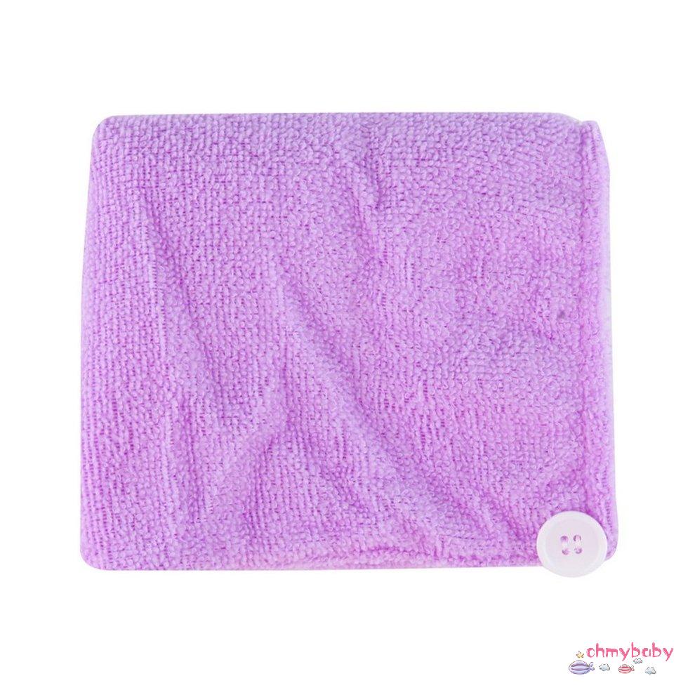 1 cái Microfibre Sau Khi Tắm Khăn Choàng Tóc Mũ Mũ Khăn Xếp Màu Ngẫu Nhiên [8/5]