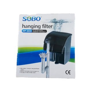 Lọc tràn Sobo 303H dùng cho hồ cá mini, tạo dòng nước cho bể cá thủy sinh, có hút váng