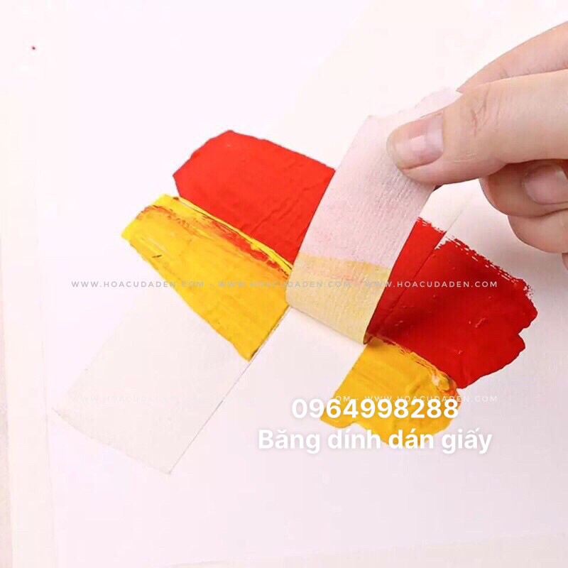 [Rẻ nhất] Băng dính dán giấy Ghi chúchặn màu nước❤️ loại dầy nhất