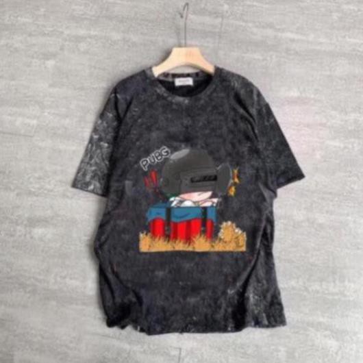 áo thun loang màu Pubg Mobile unisex oversize nam nữ, áo đôi, áo nhóm, áo đồng phục