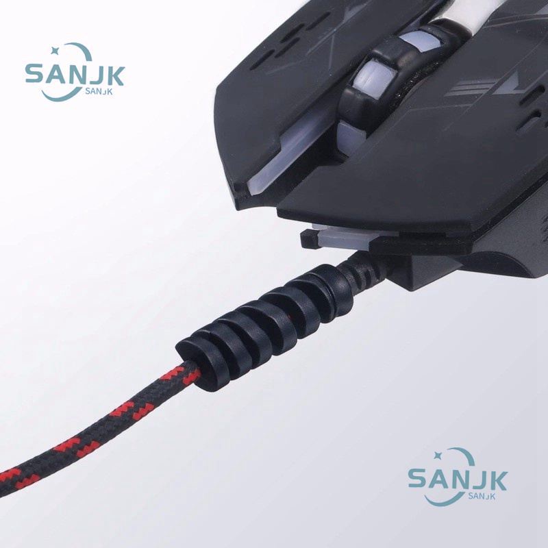 Bộ 2 Vỏ Bọc Bảo Vệ Dây Cáp Sạc / Tai Nghe Hình Xoắn Ốc